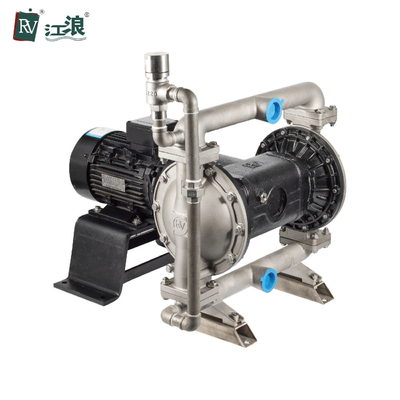 Stainless Steel 316 Double Electric Diaphragm Pump Waste Oil Operated 1.5&quot;