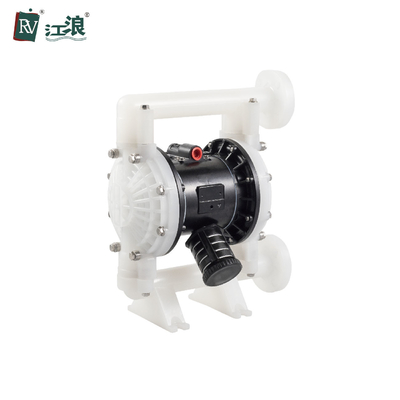 25mm Plastic Pneumatic Diaphragm Pump For Chemical Transfer with PP Center Block
