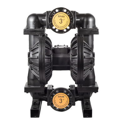 3 Inch Outlet AODD Pump with Ductile Iron Construction and 270 GPM Flow Rate for Industrial Applications