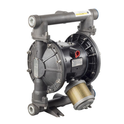 1" Aluminum Air-Powered Diaphragm Pump with 120psi Max Pressure and 40gpm Flow for Wastewater Treatment