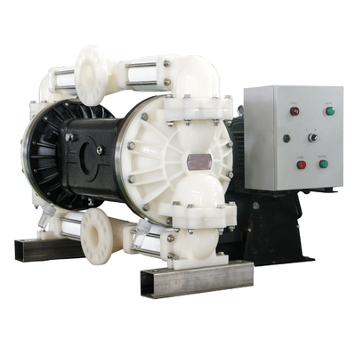 Motor Driven Diaphragm Pump With Electric Motor 3 Inch PVDF Fuel 5.5KW