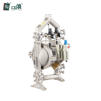 1.5 Inch Transfer Powder Diaphragm Pump Air Driven Low Bulk Density