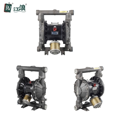 1&quot; Air Operated Double Diaphragm Pump For Slurry 40Gpm Aluminum Alloy