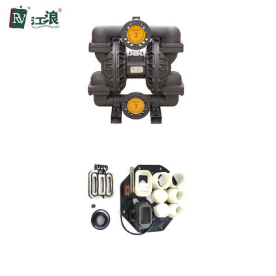 3 Inch Pneumatic Diaphragm Pump Lubrication Free Douctile Iron With Santoprene