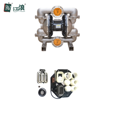 3 Inch Pneumatic Stainless Steel Double Diaphragm Pump Water Oil Lotion Acid Transfer