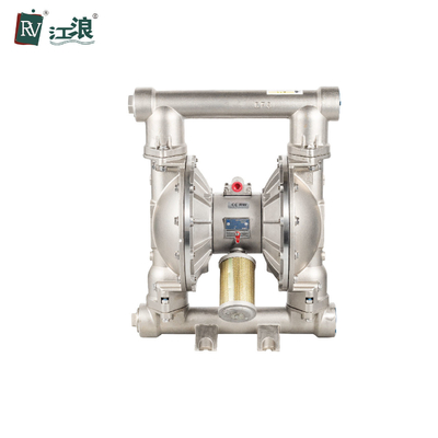 304 / 316 Stainless Steel Air Operated Diaphragm Pump With Threaded Connection