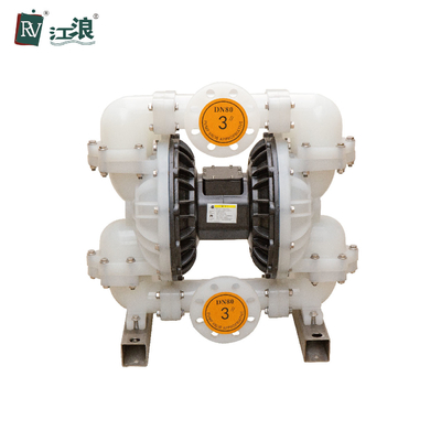 Flange Connection 3 Inch Plastic Pneumatic Diaphragm Pump For Chemical Industry