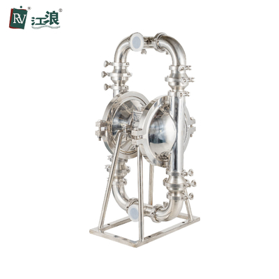2 Inch Air Operated Diaphragm Pump FDA Sanitary Food Grade Stainless Steel