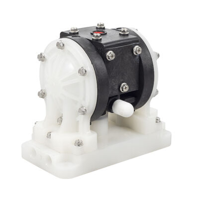Pneumatic Diaphragm Pump with 100 psi Max Working Pressure, 5.0gpm Flow Rate and PTFE Diaphragm Material