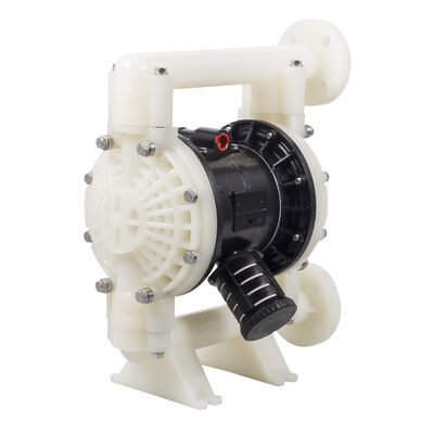 Pneumatic Dual Diaphragm Pump with 120psi Max Pressure 40gpm Flow and PTFE Diaphragm
