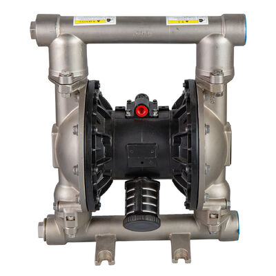 1 1/2" 304 Stainless Steel Air-Operated Diaphragm Pump with 120psi Max Pressure and 90gpm Max Flow for Wastewater Treatment