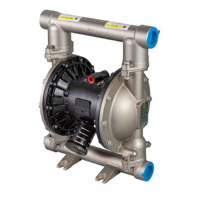 1 1/2" 304 Stainless Steel Air-Operated Diaphragm Pump with 120psi Max Pressure and 90gpm Max Flow for Wastewater Treatment