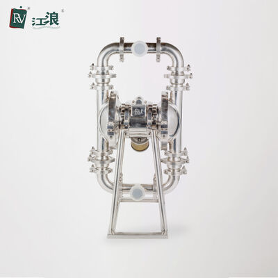 Food Grade Stainless Steel Sanitary Double Diaphragm Pump with 350L/M Flow Rate for Food Transfer
