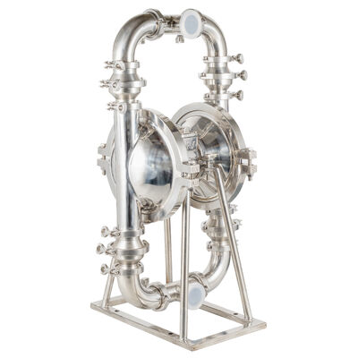 Food Grade Stainless Steel SS304 Sanitary Double Diaphragm Pump with 350L/M Flow Rate for Efficient Liquid Transfer