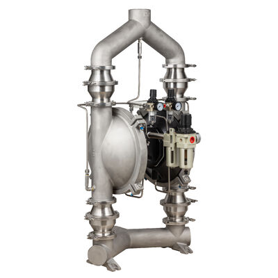 New Design Pneumatic Powder Pump with PTFE Diaphragm and 150gpm Flow Rate for Industrial Applications