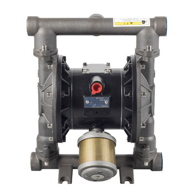Air Operated Diaphragm Pump with 120psi Max Pressure, 90gpm Max Flow and PTFE Diaphragm for Solid Particles Liquid
