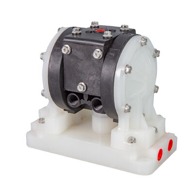 PVDF Material 1/4 Inch Pneumatic Diaphragm Pump for Strong Acid Chemicals