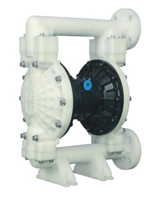 Air Operated Double Diaphragm Pump with Polypropylene Shell PTFE Diaphragm and 120psi Max Pressure
