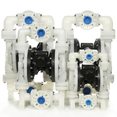 PVDF Shell Air Operated Double Diaphragm Pump with 120psi Max Pressure and 40gpm Max Flow for Wastewater Treatment
