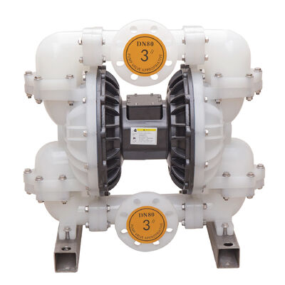 Pneumatic Diaphragm Pump with Low Pressure PTFE Diaphragm and 270gpm Flow Rate for Industrial Applications