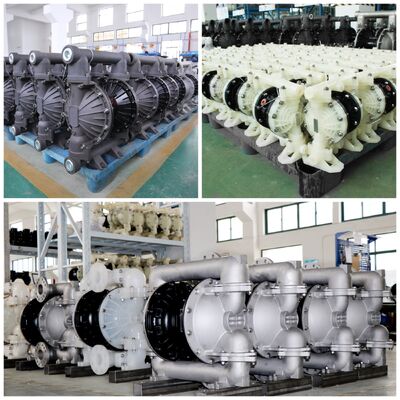Small Aluminum Air Operated Diaphragm Pump with 57L/M Flow Rate for Water Treatment