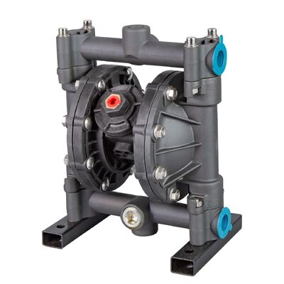 1/2'' Aluminum Alloy Pneumatic Double Diaphragm Pump 100 PSI 15 GPM for Wastewater and Irrigation