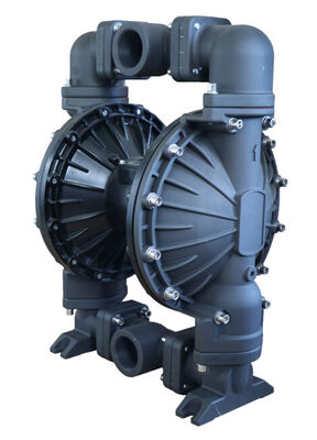 2 Inch Aluminum Pneumatic Double Diaphragm Pump 120 Psi Large Flow for Machining and Wastewater Treatment