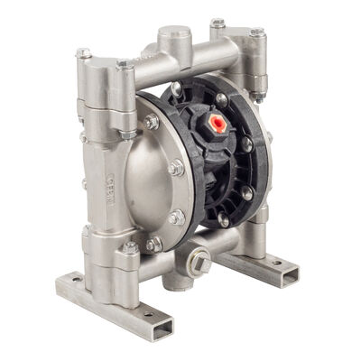 Pneumatic Double Diaphragm Pump with 100psi Max Pressure 15gpm Max Flow and Hytrel Diaphragm for Wastewater Treatment