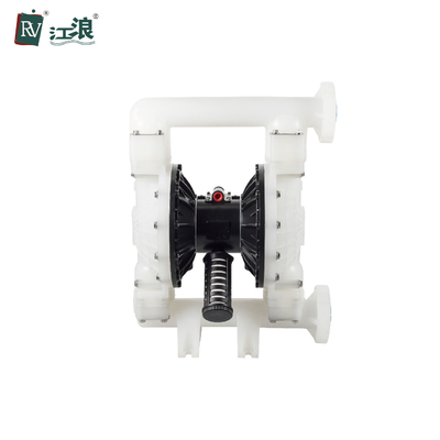 2 Inch Plastic Air Diaphragm Pump For Solvent Acid 150 Gpm