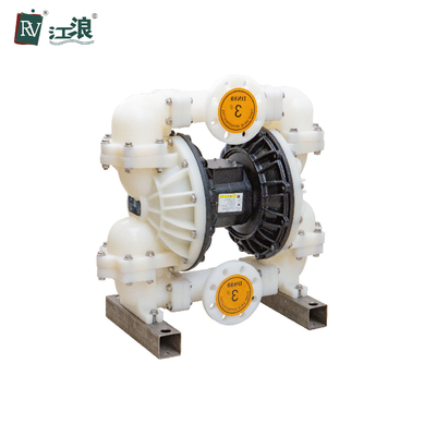 Oil Free Chemical Diaphragm Pumps 3 inch Pneumatic PVDF Acid