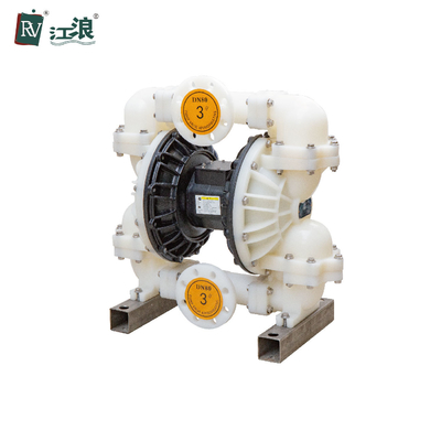 Oil Free Chemical Diaphragm Pumps 3 inch Pneumatic PVDF Acid