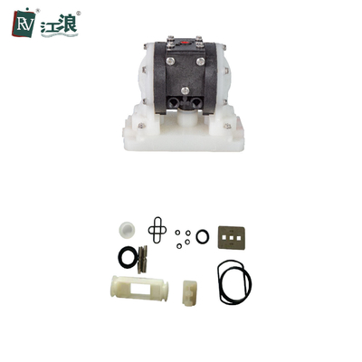 1/4" Plastic Air Operated Diaphragm Pump For Sewage Low Pressure Miniature