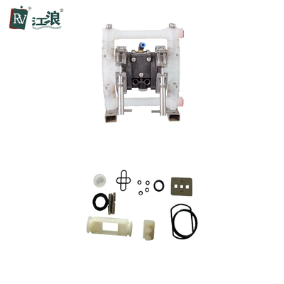 3/8&quot; PTFE Ptfe Diaphragm Pump Air Operated For Acid Alkali Industry