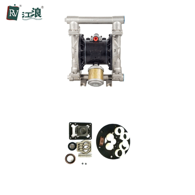 1&quot; Solvent Diaphragm Pump Stainless Steel Pneumatic 8.4 Bar