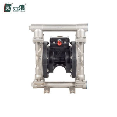 1&quot; Solvent Diaphragm Pump Stainless Steel Pneumatic 8.4 Bar