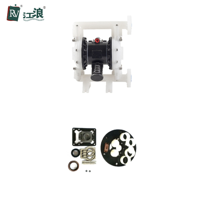 1&quot; Air Diaphragm Pump For Bleach With Nitrile Elastomer PTFE Ball Valve 151lpm