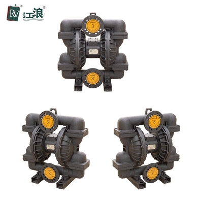 3 Inch Pneumatic Diaphragm Pump Lubrication Free Douctile Iron With Santoprene