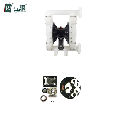 Double Polypropylene Diaphragm Pump Acid Transfer 2&quot; 570 Liter Per Minute