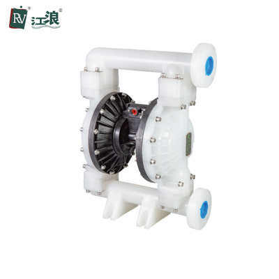 1.5&quot; Spray Double Diaphragm Trash Pump PVDF Kynoar For Chemical Plant