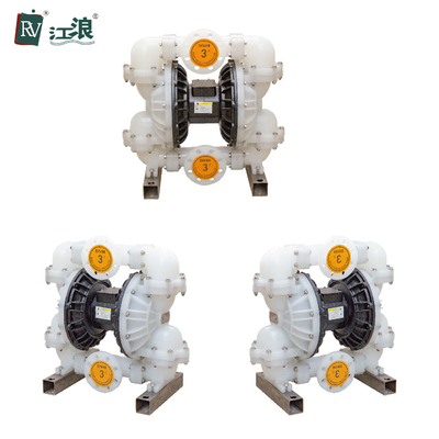 Water Oil Dual Diaphragm Air Pump 3 Inch PP