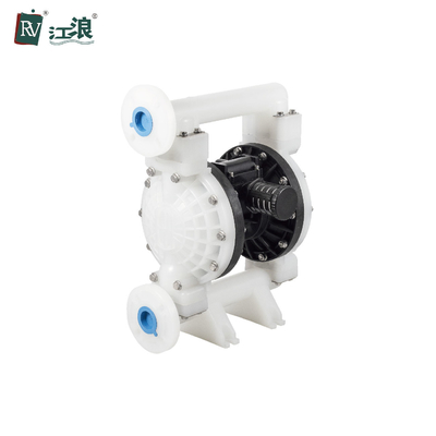 1.5" Spray Double Diaphragm Trash Pump PVDF Kynoar For Chemical Plant