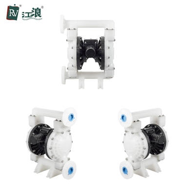 1.5&quot; Spray Double Diaphragm Trash Pump PVDF Kynoar For Chemical Plant